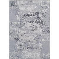 Kukoon Washable & Non Slip Grey Marble Abstract Rug | Size: 80 cm x 150 cm