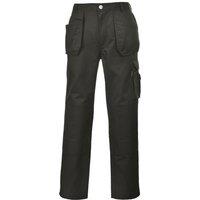 Portwest Men's Slate Hardwearing Workwear Trousers in Black | Size: 2XL