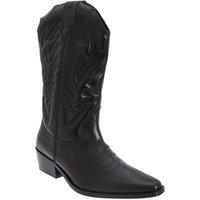 Woodland Men's High Clive Western Cowboy Boots in Black | Size: 7