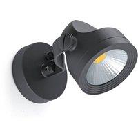 Netlighting Alfa LED Outdoor Wall Spotlight Dark Grey IP65