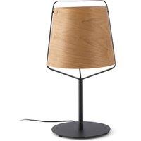 Netlighting Stood 1 Light Table Lamp Black Wood E27