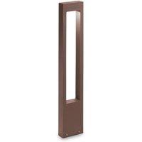 Netlighting Vega Outdoor Bollard Lamp 1 Light Coffee IP44 G9 in Brown