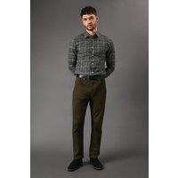 Maine Men's Khaki Stretch Twill Straight Leg Jeans | Size: 44R