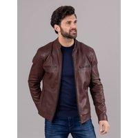 Lakeland Leather Men's 'Stonecroft' Leather Jacket in Tan | Size: 46R