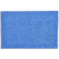Allure Bath Fashions Chenille Bobble Bath Mat 60 x 90cm - Super Soft Microfibre & Non-Slip in Blue | Size: 60 x 90 cm