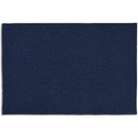 Allure Bath Fashions Chenille Bobble Bath Mat 60 x 90cm - Super Soft Microfibre & Non-Slip in Navy | Size: 60 x 90 cm