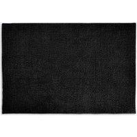 Allure Bath Fashions Chenille Bobble Bath Mat 60 x 90cm - Super Soft Microfibre & Non-Slip in Black | Size: 60 x 90 cm
