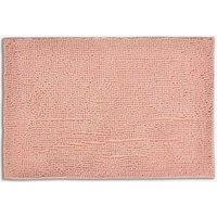 Allure Bath Fashions Chenille Bobble Bath Mat 60 x 90cm - Super Soft Microfibre & Non-Slip in Pale Pink | Size: 60 x 90 cm