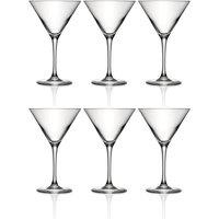 Cristal DArques 6 Martini Cocktail Glasses 300ml in Clear