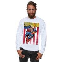 Superman Men's Flight Sweatshirt in White | Size: Medium
