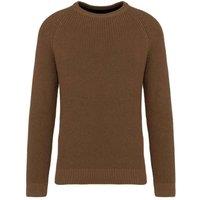 Native Spirit Men's Chunky Knit Sweatshirt in Pink | Size: Small