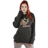 Wonder Woman Women's Badge Hoodie in Charcoal | Size: Small