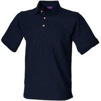 Henbury Men's Ultimate 65 35 Polo Shirt in Navy | Size: 3XL