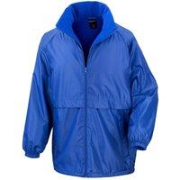 Result Core Men's Microfleece Lined Waterproof Jacket in Blue | Size: Large