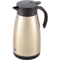 Royalford Double Walled Coffee Pot Stainless Steel Thermal Carafe in Gold | Size: Large