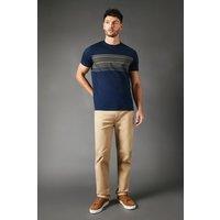 Maine Men's Natural Stretch Twill Straight Leg Jeans | Size: 44R