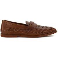 Dune London Men's 'Brickles' Leather Casual Shoes in Brown | Size: 10