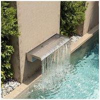 60cm Back Entry Stainless Steel Water Blade Garden Waterfall Pool Fountain