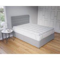Snug City 10cm Extra Thick Microfibre Soft Touch 4 Inch Mattress Topper in White | Size: Super King