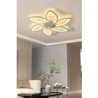 Remote Control Modern Flower Shape Ceiling Fan Light