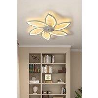 66W Modern Ceiling Fan Light with Flower Shape