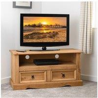 Seconique Corona 2 Drawer Flat Screen TV Unit in Natural