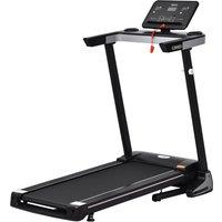 HOMCOM 500W Motorised Treadmill 1-12km Running Machine Home Gym Office Fitness Exercise in Black