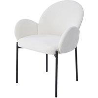2Pcs Upholstered Dining Chairs with Armrest