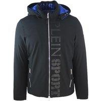 Sport Padded Vertical Logo Black Jacket