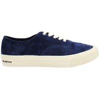 Seavees Men's Legend X Lace-Up Blue Suede Leather Shoes | Size: 8