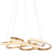 Netlighting 'FORLI' Dimmable Stylish LED Indoor Dcor Glass Pendant Ceiling Lamp in Gold