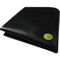 Pegdev 23m x 4m 1000G Black Heavy Duty Polythene Plastic Sheeting Garden DIY 250MU