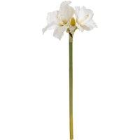 Hill Interiors Single Artificial Amaryllis Flower Stem in White
