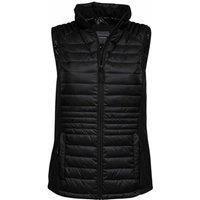 TEE JAYS Women's Crossover Bodywarmer in True Black | Size: Medium