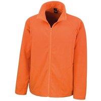 Result Men's Core Micron Anti Pill Fleece Jacket in Orange | Size: XL