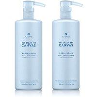 Alterna My Hair My Canvas Begin Again Curl Cleanser & Conditioner Duo in Clear