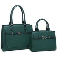 Zip Top Two Handles 2 In 1 Handbag Tote Bag