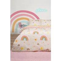 OHS Shapes Duvet Cover Pillowcase Bedding Set, Sage | Size: Double