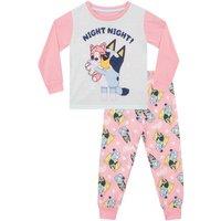 Bluey Girl's Long Sleeve Pyjamas in Pink | Size: 18-24 m