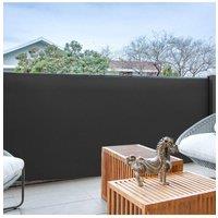 3m W x 1m D Retractable Side Awning for Outdoor & Balcony