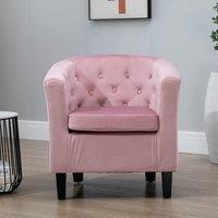 Artemis Home Clio Accent Chair in Pink