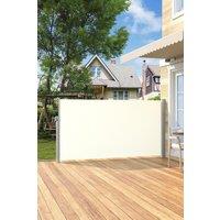 3m W Outdoor Garden Retractable Privacy Side Awning