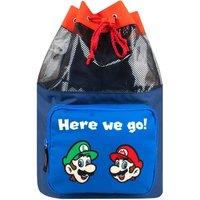 Super Mario Men's Mario & Luigi Swim Bag in Blue