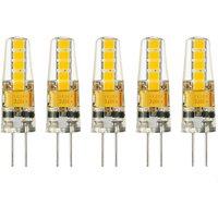 Harper Living 2 Watts G4 LED Bulb Clear Capsule Cool White Non-Dimmable, Pack of 5