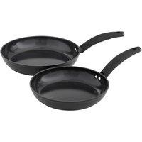 Swan Stealth 2 Piece Frying Pan Set in Black | Size: A