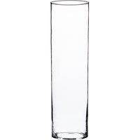 simpa XL Floor Standing Clear Glass Cylinder Vase