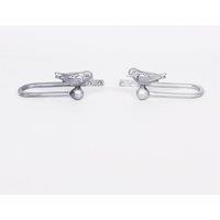Glasstone Silver Cast Iron Decorative Bird Curtain Holder Set