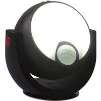mysmartbuy Battery or USB Powered Motion Sensor Wireless LED 360 Rotating Light - 150 Lumen Indoor Lamp with 20 LEDs & 5m Detection Range in Black