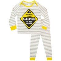 Harry Bear Baby Do Not Disturb Pyjamas in Grey | Size: 6-9 m
