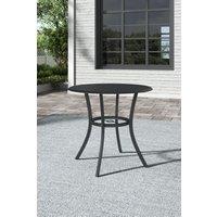 Outdoor Round Metal Slatted Patio Coffee Table